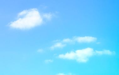 Fototapeta premium blue sky with beautiful natural white clouds