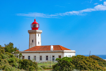 Fototapeta na wymiar historic lighthouse of Carvoeiro