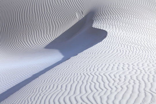 White sand desert dunes of Socotra island