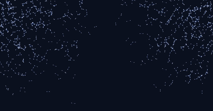 Procedural Network Mesh Art background illustration