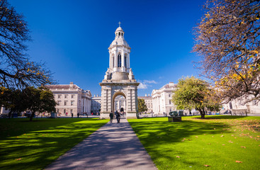 Obraz premium Trinity College w Dublinie