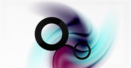 Abstract background, fluid mixing gradient liquid style colors composition. Vector Illustration For Wallpaper, Banner, Background, Card, Book Illustration, landing page