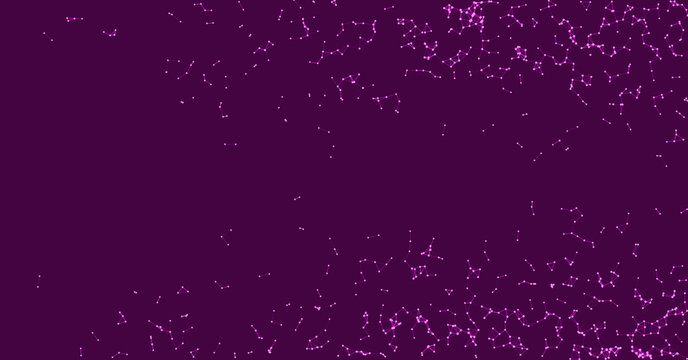 Procedural Network Mesh Art background illustration