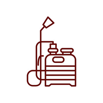 Fumigation Tool Icon, Line Style