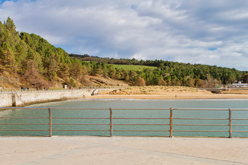 Gorliz and Plentzia coast in Bizkaia province, Spain
