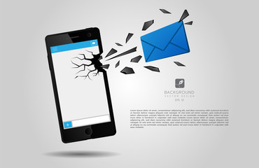 Fast Email sent from mobile phone