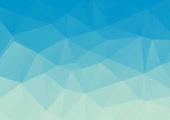 Fototapeta premium Blue White Light Polygonal Mosaic Background, Vector illustration, Business Design Templates