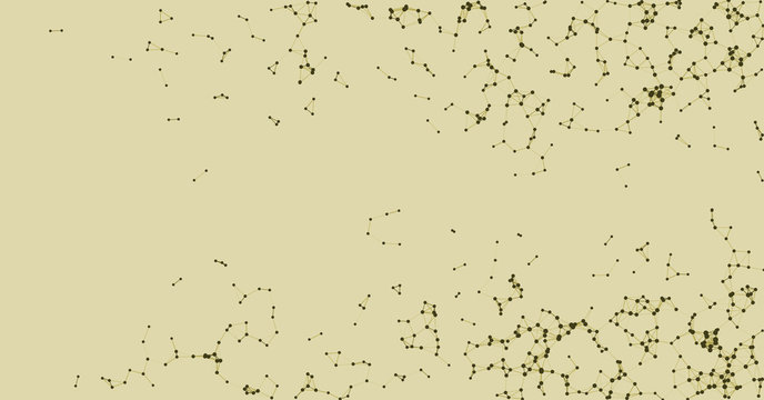 Procedural Network Mesh Art background illustration