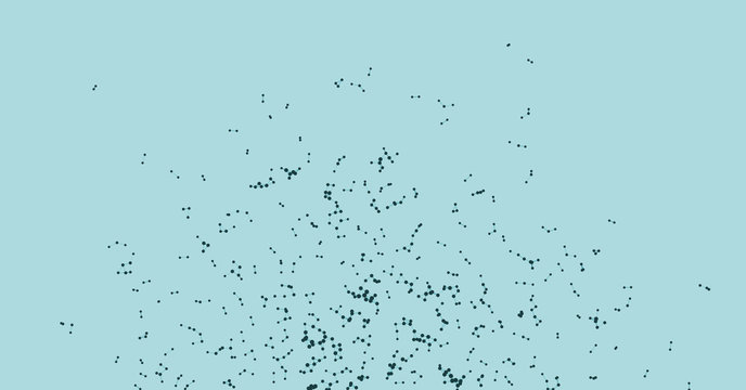 Procedural Network Mesh Art background illustration
