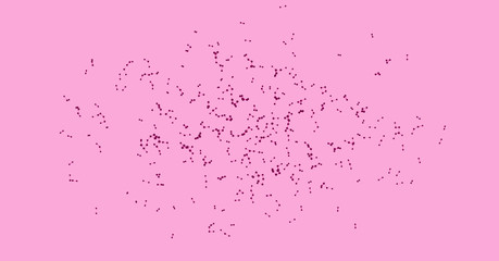 Procedural Network Mesh Art background illustration