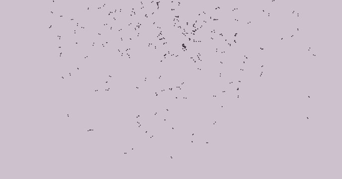 Procedural Network Mesh Art background illustration