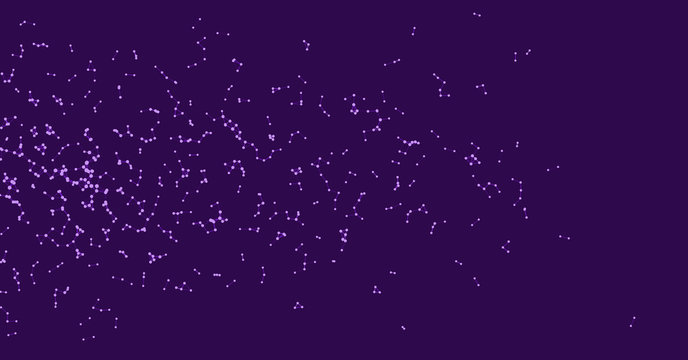 Procedural Network Mesh Art background illustration