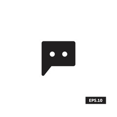 Chat icon, Chat sign/symbol vector