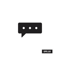 Chat icon, Chat sign/symbol vector