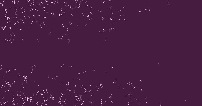 Procedural Network Mesh Art background illustration