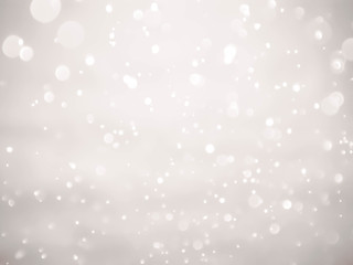white bokeh lights defocused.Abstract bokeh lights with soft light background. Blur wall.