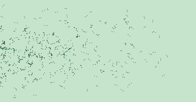 Procedural Network Mesh Art background illustration