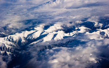 Fototapeta premium Himalaya mountain in Tibet 