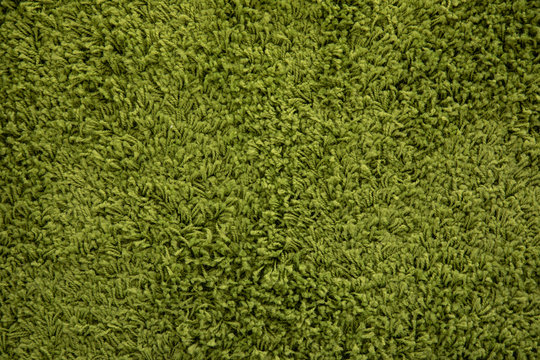 new green carpet close up