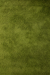 new green carpet close up