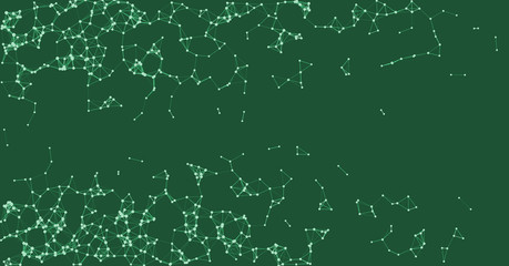 Procedural Network Mesh Art background illustration