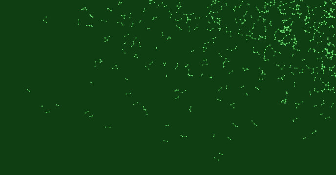 Procedural Network Mesh Art background illustration
