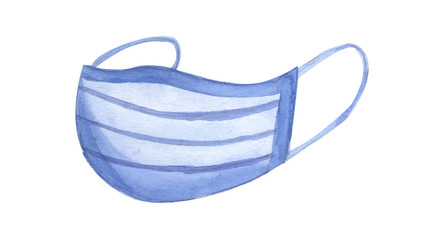 Medical water color mask covid-19