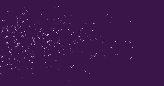 Procedural Network Mesh Art background illustration