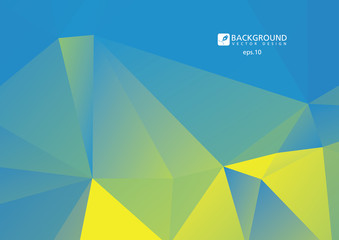 Blue White Light Polygonal Mosaic Background, Vector illustration, Business Design Templates