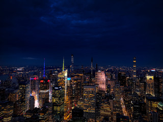 Fototapeta na wymiar Manhattan skyline (from Empire State Building)