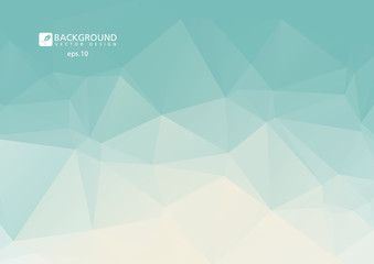 Blue White Light Polygonal Mosaic Background, Vector illustration, Business Design Templates