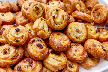 puff cakes on a plate