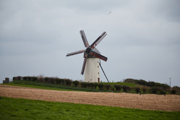 A windmill in Skerries, Co. Dublin, Ireland