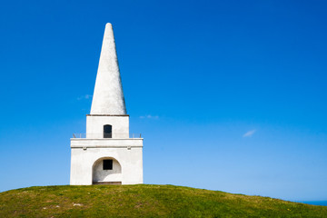 The obelisk at Killiney Hill in Dublin, Ireland