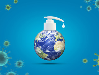 World hand wash concept. Peoples washing hand to fight against Coronavirus. Global Hand washing Day...