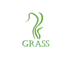 Obraz premium Green grass. Gazon. Vector icon. web version.