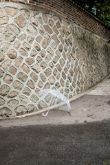 umbrella on the road