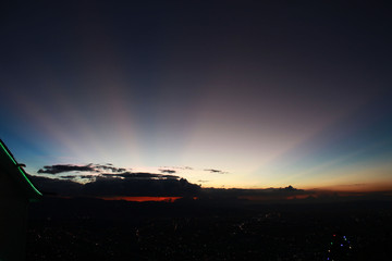 atardecer