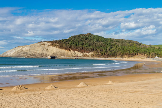 Gorliz and Plentzia coast in Bizkaia province, Spain