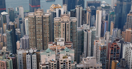 Obraz premium Hong Kong city