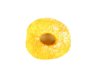 Fototapeta na wymiar Isolated brown donuts on a white background.