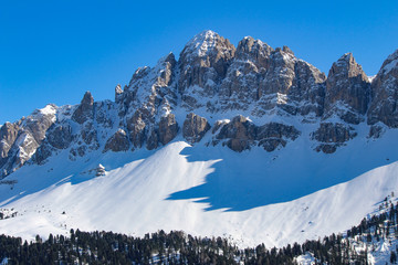 Alpine landscape,  Italian Dolomites in Italy