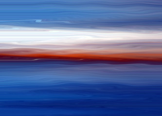 Paintlike horizontal abstract texture of mixed colours. Smooth artistic background showing a concept of motion, speed, blending.