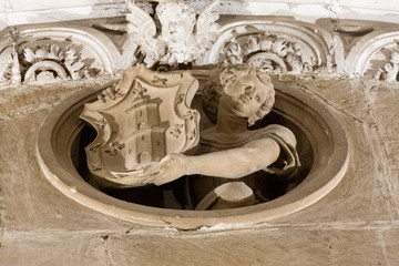 male statue in ubeda cathedral