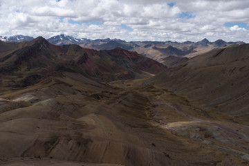 Fototapeta na wymiar mountains valley in cusco peru