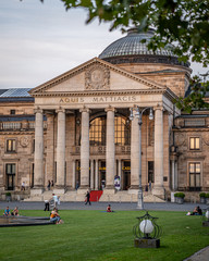 Naklejka premium Famous Kurhaus building in Wiesbaden