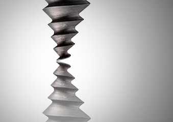  Photo of the splitter screw or cone splitter tip used in forestry to produce firewood. It is a...