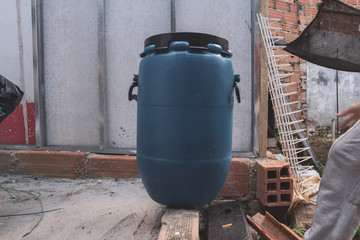 garbage can