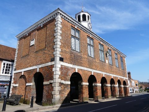 Old Amersham Market Hall Dating From The 17th Century In Amersham, Buckinghamshire, England, UK