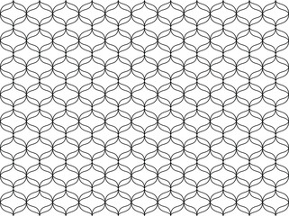 Seamless Ethereal vectorial pattern on the isolated white background.